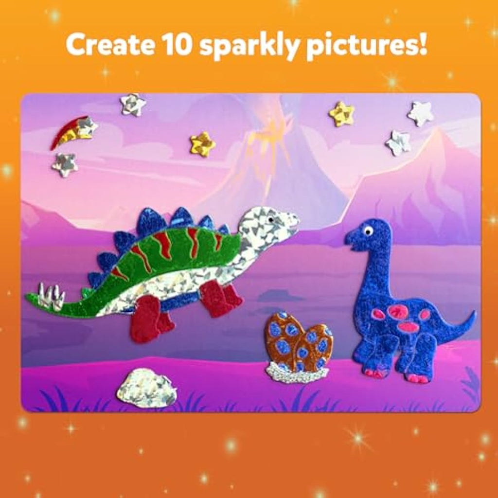 Skillmatics Foil Fun Dinosaur Art Kit – Mess-Free DIY Craft for Kids