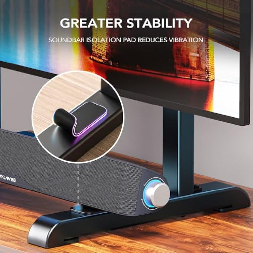 Universal TV Stand Base – Height Adjustable for 24-86 Inch TVs