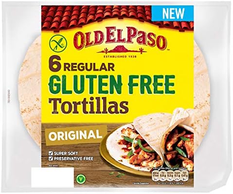 Old El Paso Gluten Free Tortilla Wraps – Corn & Quinoa (Pack of 12)