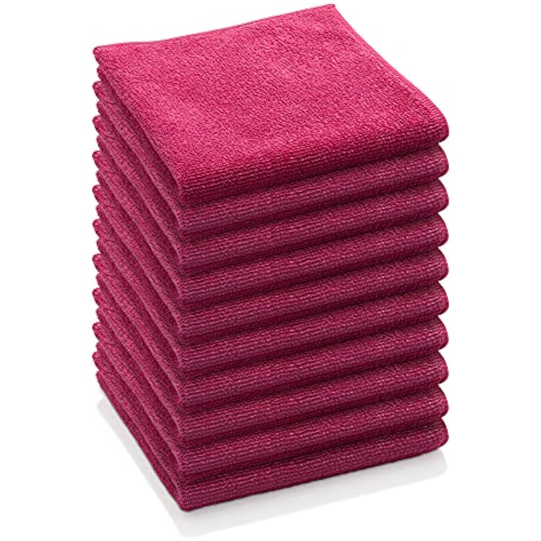 E-Cloth General Purpose Microfibre Cleaning Cloths - Red, 10 Pack
