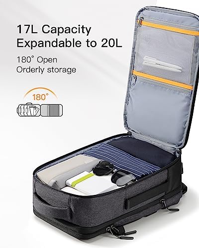 Inateck Expandable Travel Backpack | 46L Large Cabin Hand Luggage