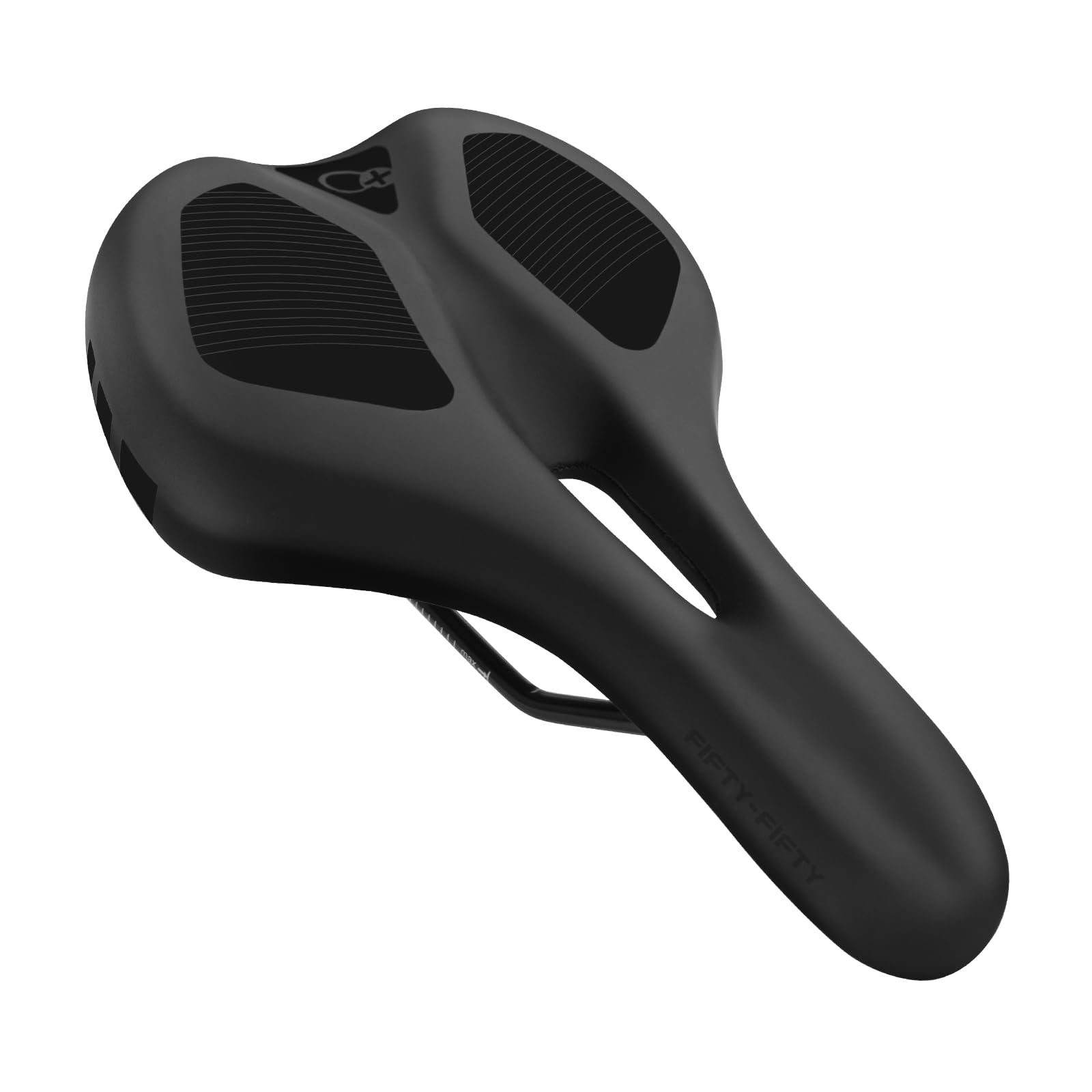 FIFTY-FIFTY Mountain Bike Saddle | Memory Foam Waterproof Bicycle Seat