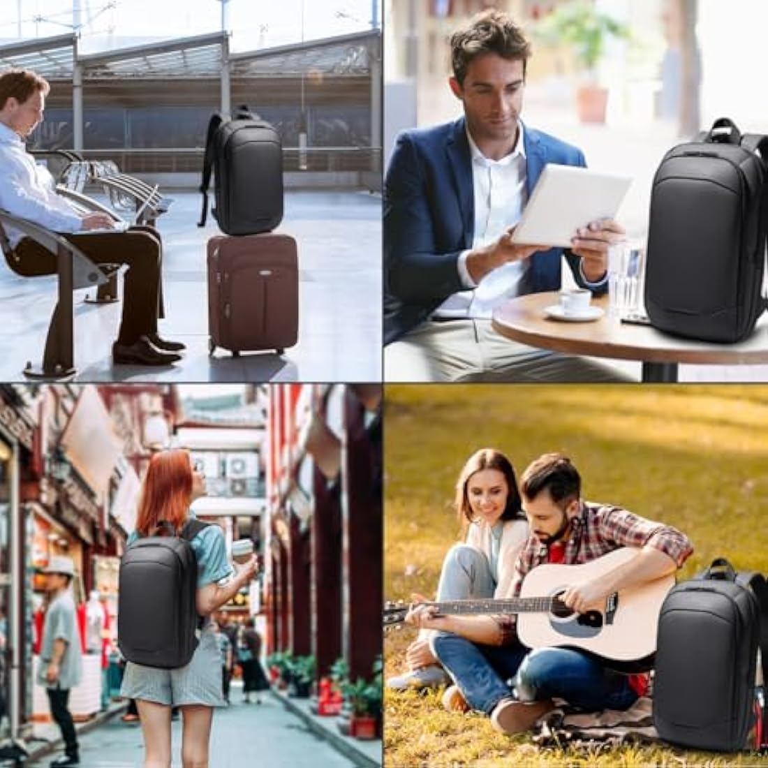 Heroic Knight Expandable Laptop Backpack | 15.6 Inch Water-Resistant
