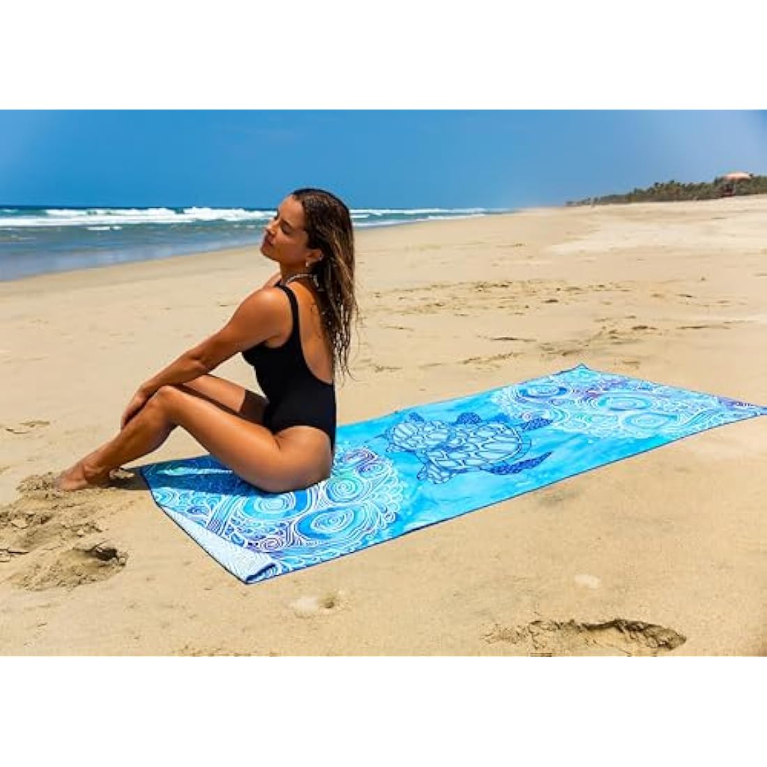 Jolof Store Microfiber Beach Towel – Quick Dry Sand-Free Travel Towel