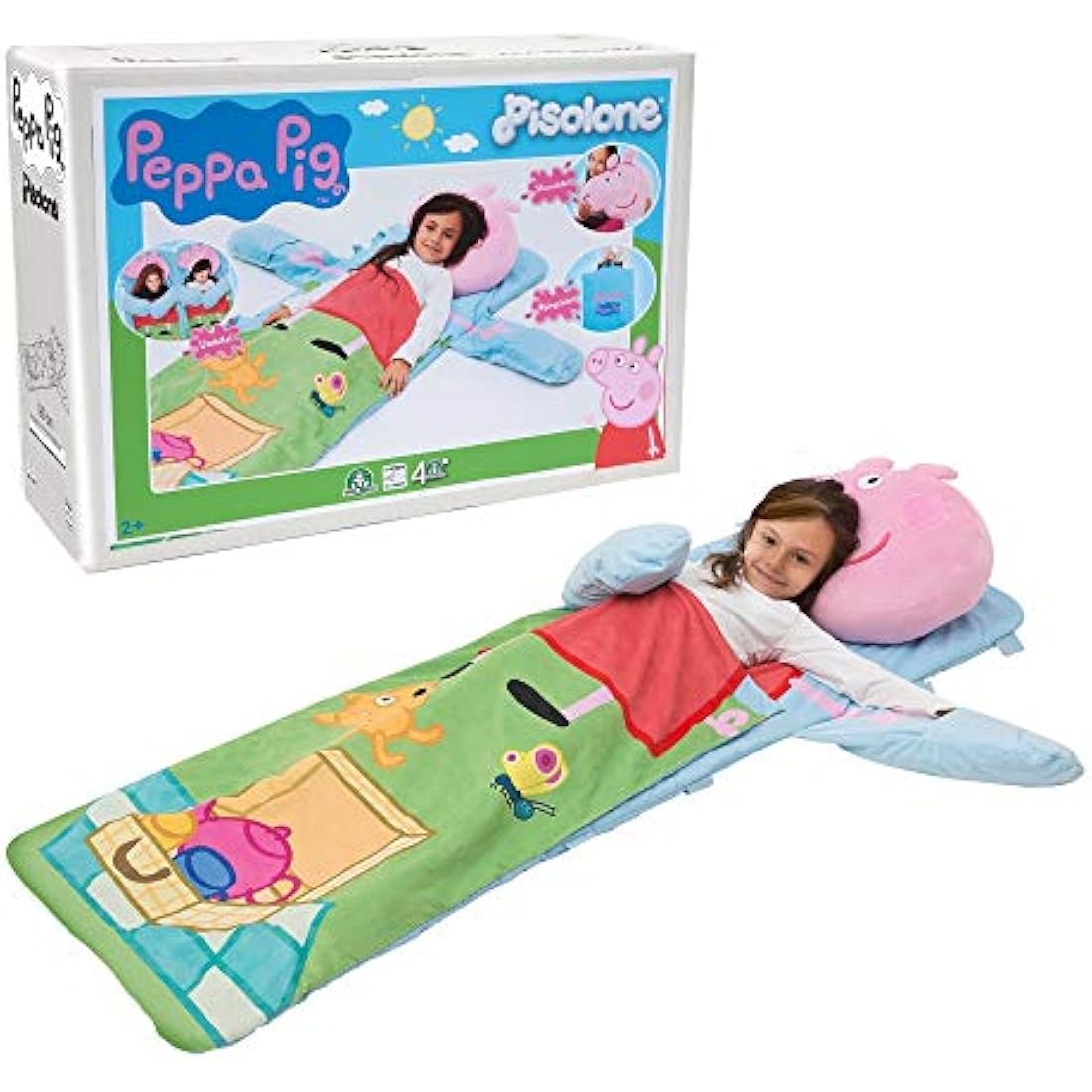 Giochi Preziosi Peppa Pig Nap Plush Toy – Washable Cushion & Pillow