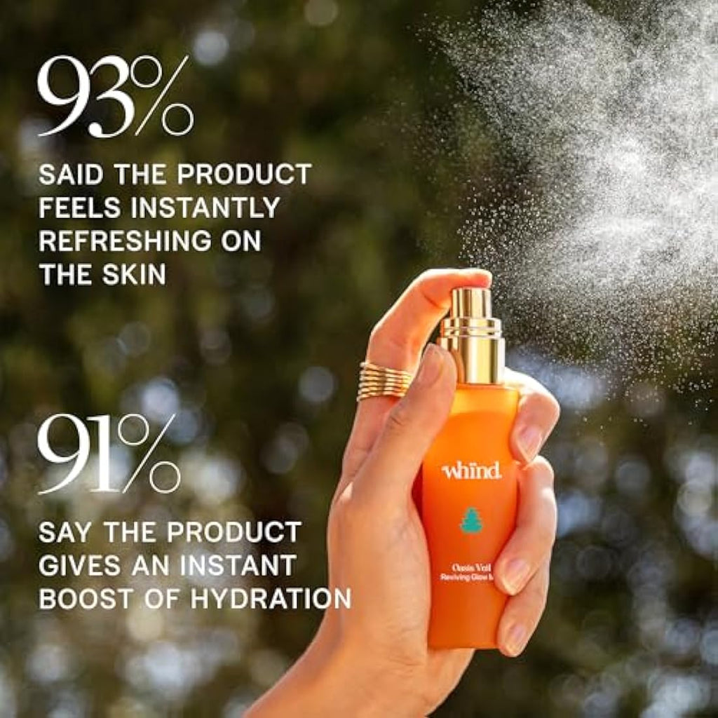 whind Oasis Veil Facial Mist – Hydrating Vitamin C Setting Spray - 50ml