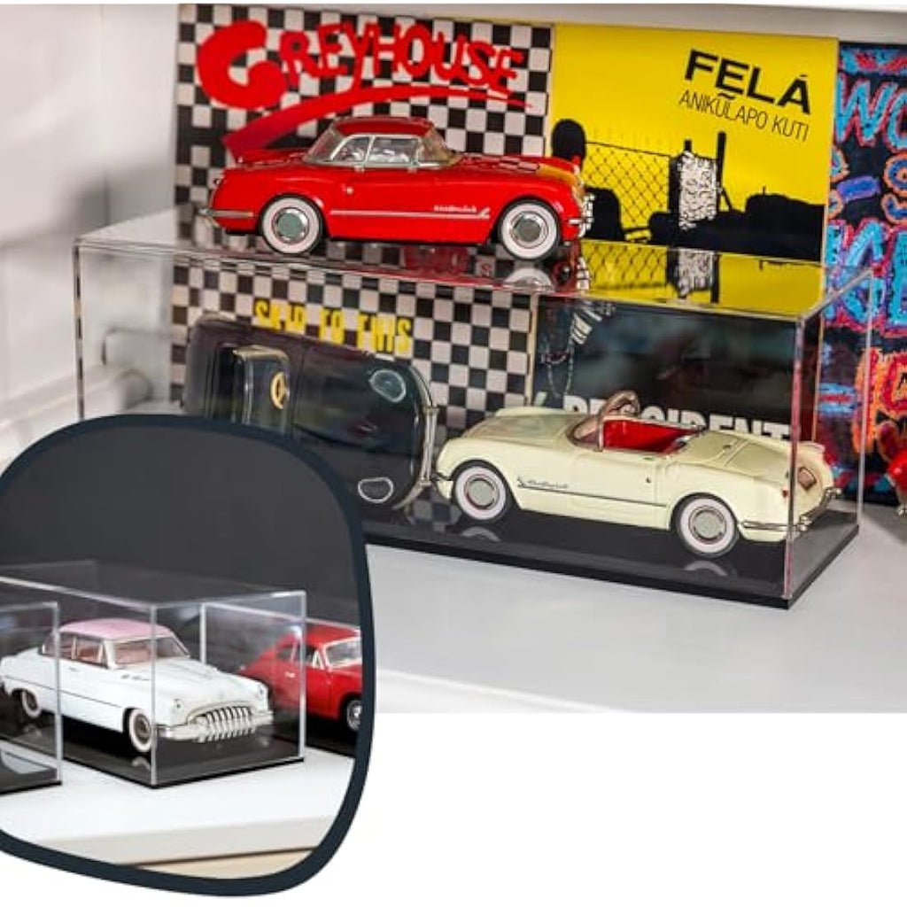HMF Acrylic Display Case for Model Cars – Dustproof & UV-Resistant