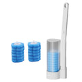 Yuhtech Disposable Toilet Wand Kit | Wall-Mounted Cleaner with 12 Refills