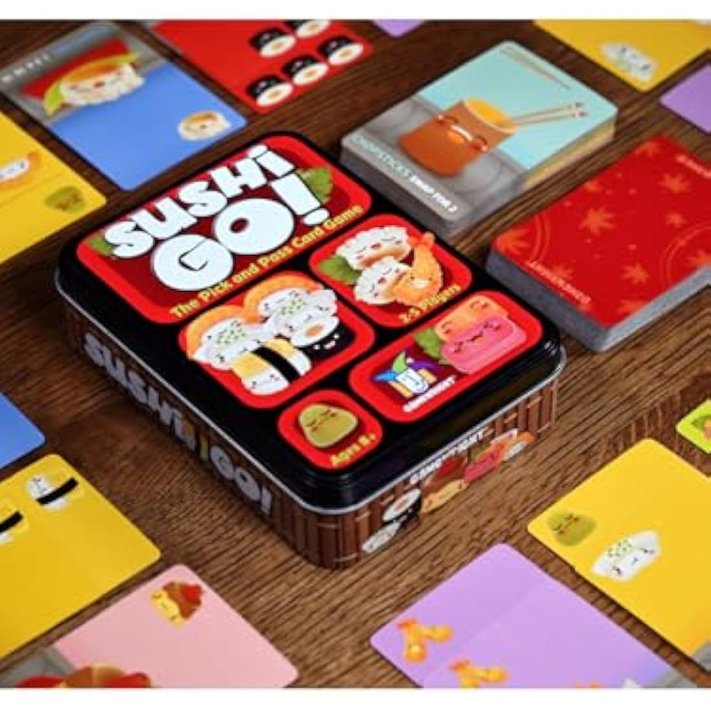 Sushi Go! Card Game by Gamewright – Fast-Paced Family Strategy Game