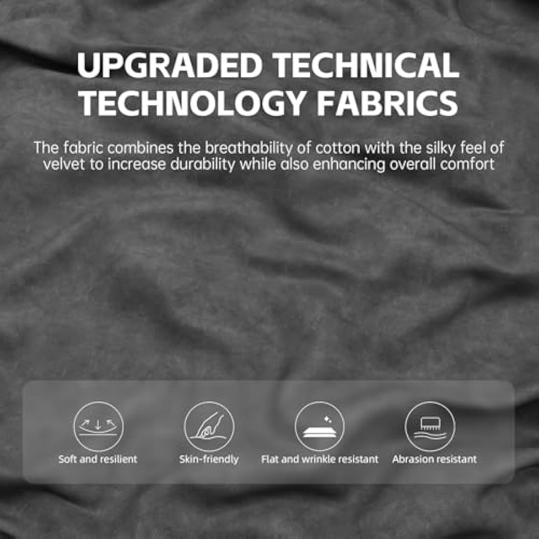 PZDO Ergonomic Gaming Chair with Footrest | Tech Fabric & Memory Foam