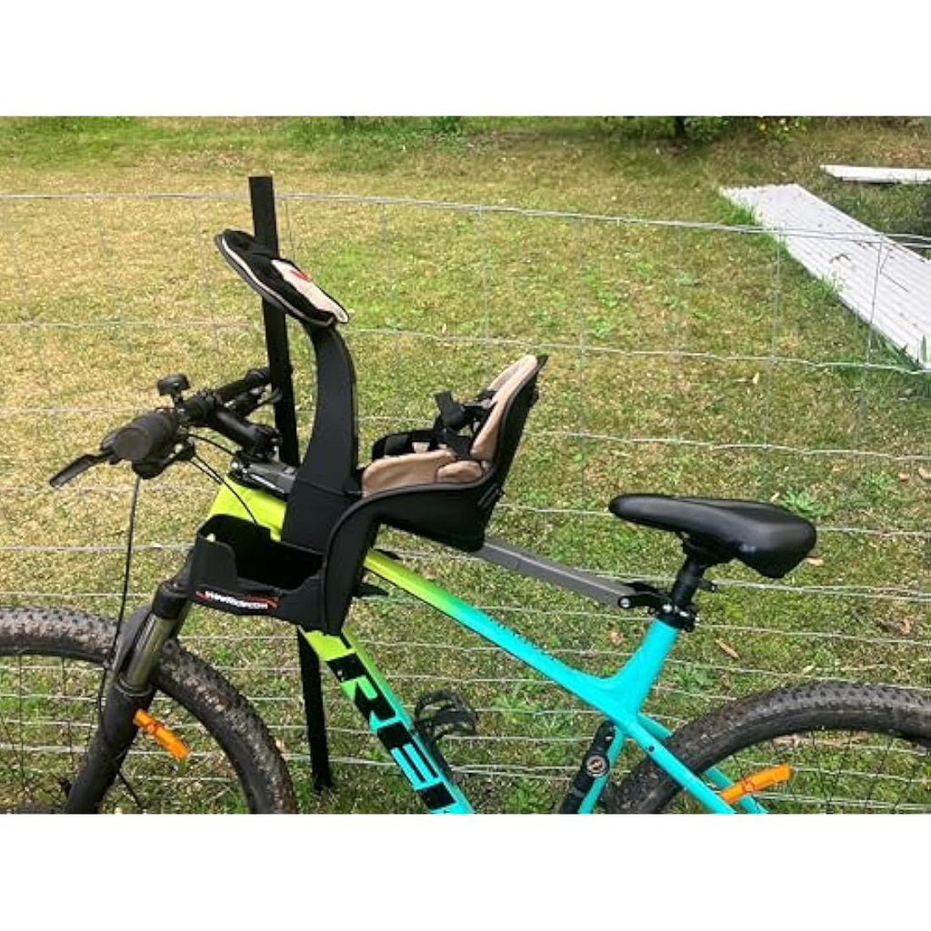 WeeRide Classic Centre Mount Baby Bike Seat for Ages 1-4 – Grey
