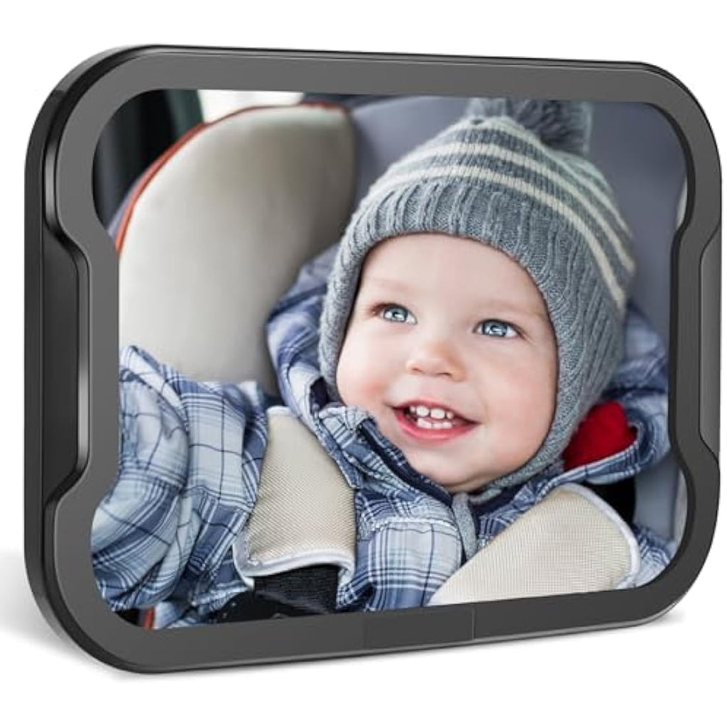 Zacro Baby Car Mirror – Large Shatterproof Rear-Facing Seat Mirror