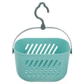 Baluue Hanging Shower Basket with Hook - Plastic Bathroom Storage Organiser for College Dorm Room Essentials