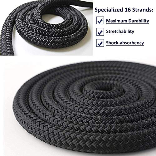 Double Braided Nylon Boat Dock Lines – Marine Anchor Rope