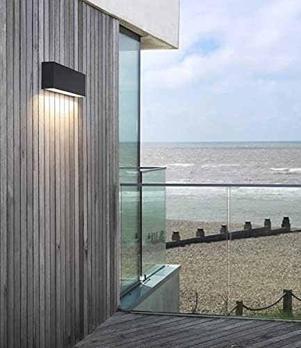 DAWALIGHT Outdoor Wall Lights - 2 Pack IP65 Waterproof LED Garden Sconce