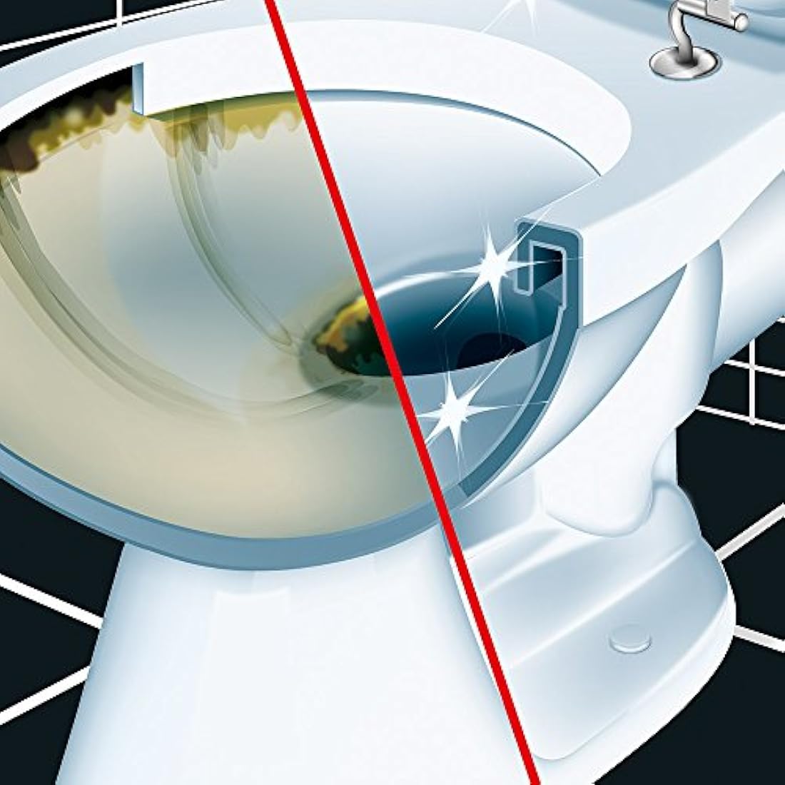 HG Toilet Renovation Kit – Limescale & Stain Remover for WC – 500ml