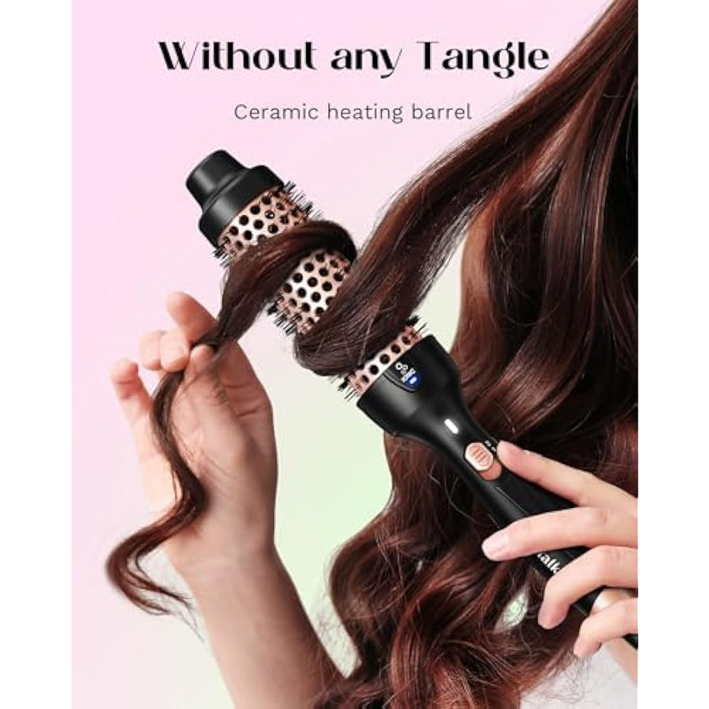 Wavytalk 38mm Thermal Brush | Ionic Heated Round Iron for Blowouts