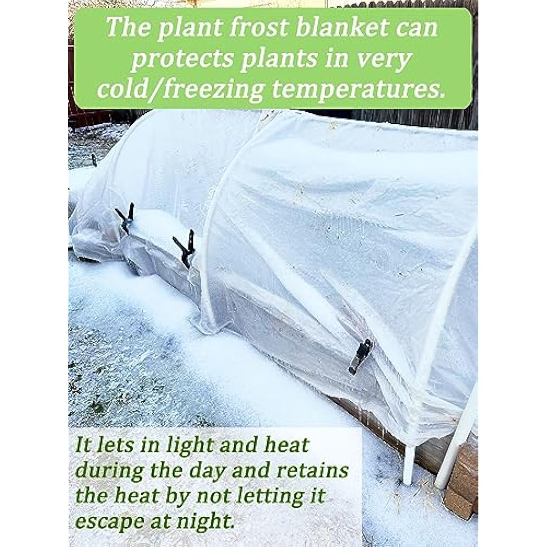Abimars Garden Fleece 30gsm – 3m x 5m Horticultural Plant Frost Protection