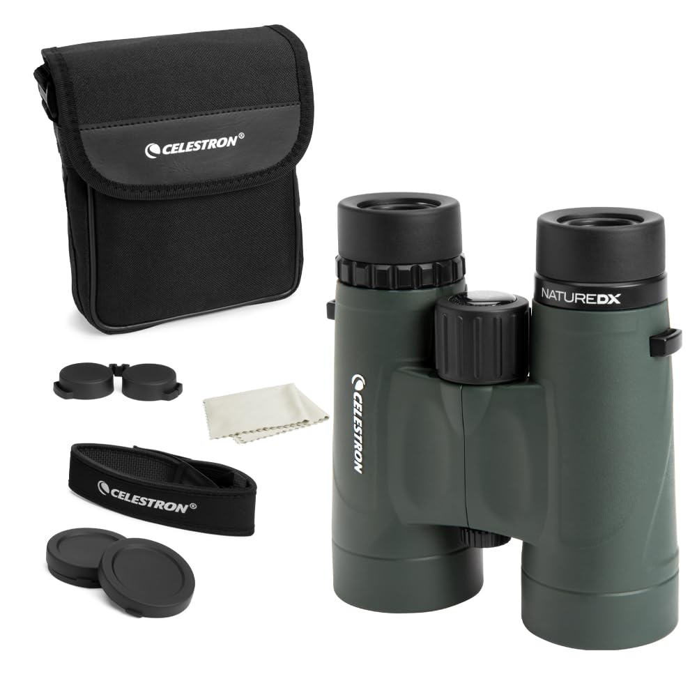 Celestron Nature DX 8x42 Binoculars | Waterproof BaK-4 Prism - Green