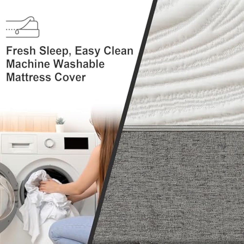 Twirest Small Double Memory Foam Mattress | Medium Firm Breathable