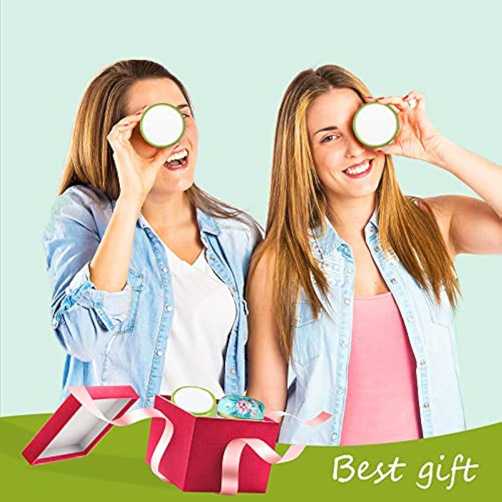 Jolof Store Reusable Bamboo Cotton Makeup Remover Pads with Metal Box