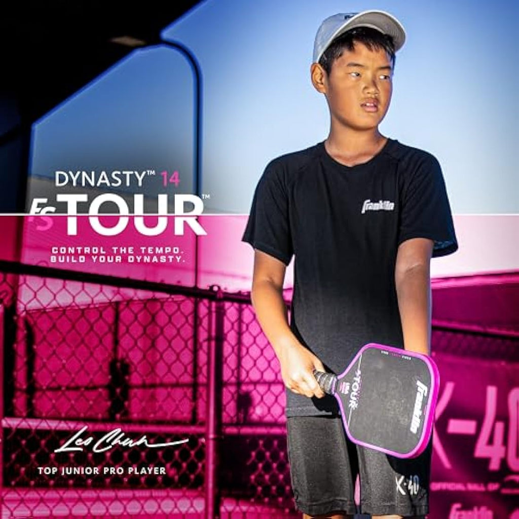 Franklin Sports FS Tour Pickleball Paddle | T700 Raw Carbon Fiber