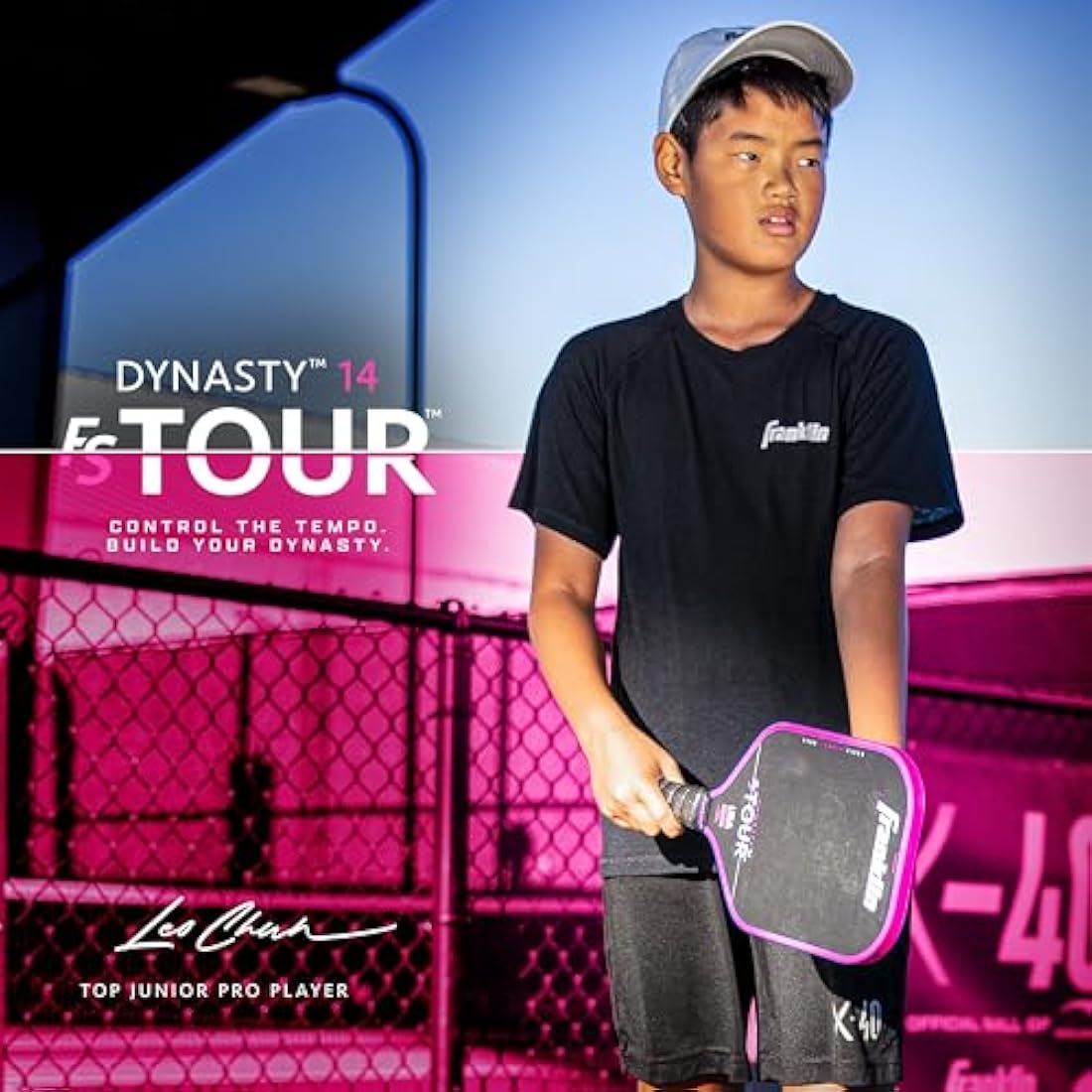 Franklin Sports FS Tour Pickleball Paddle | T700 Raw Carbon Fiber