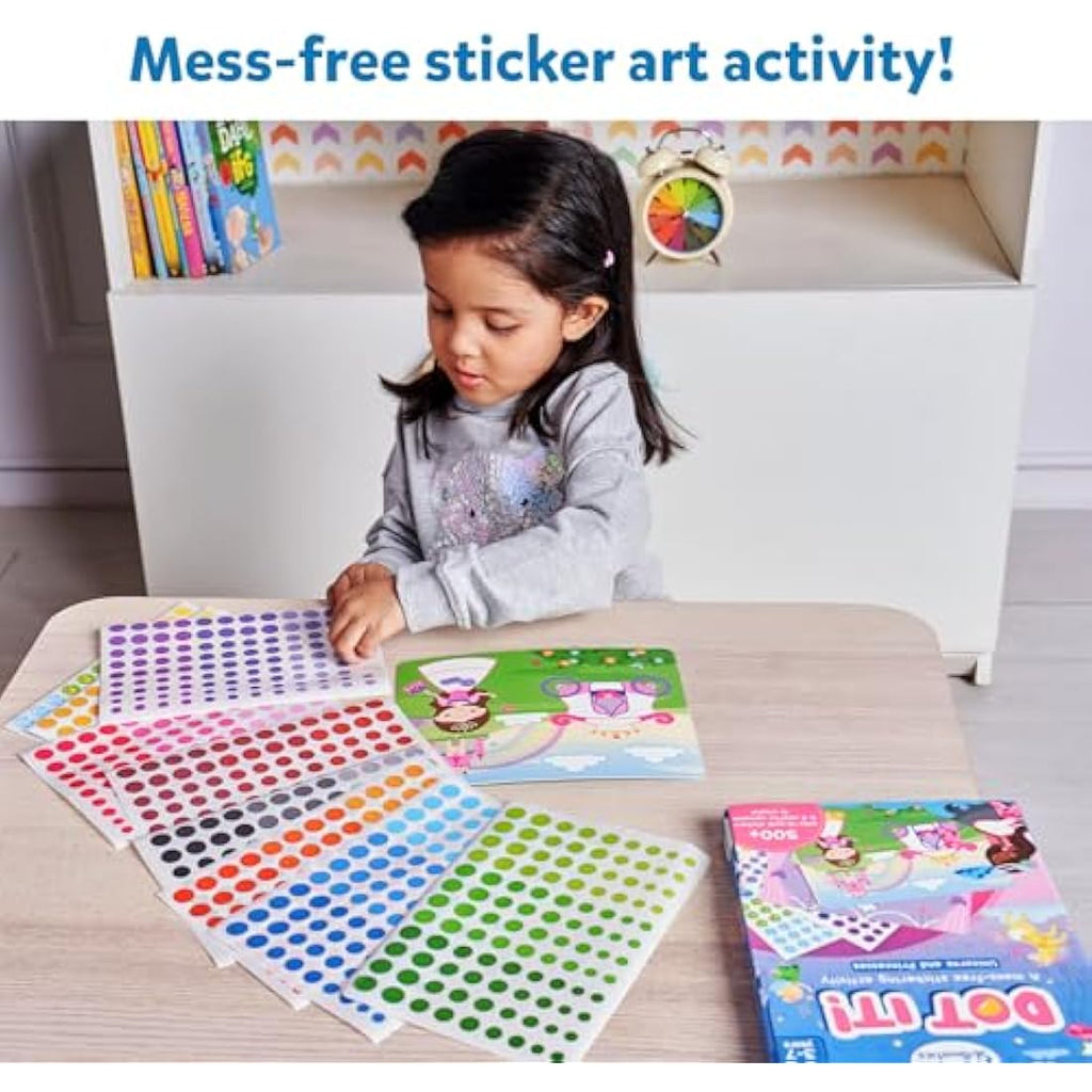 Skillmatics Dot It Sticker Art - Unicorns & Princesses DIY Craft Kit