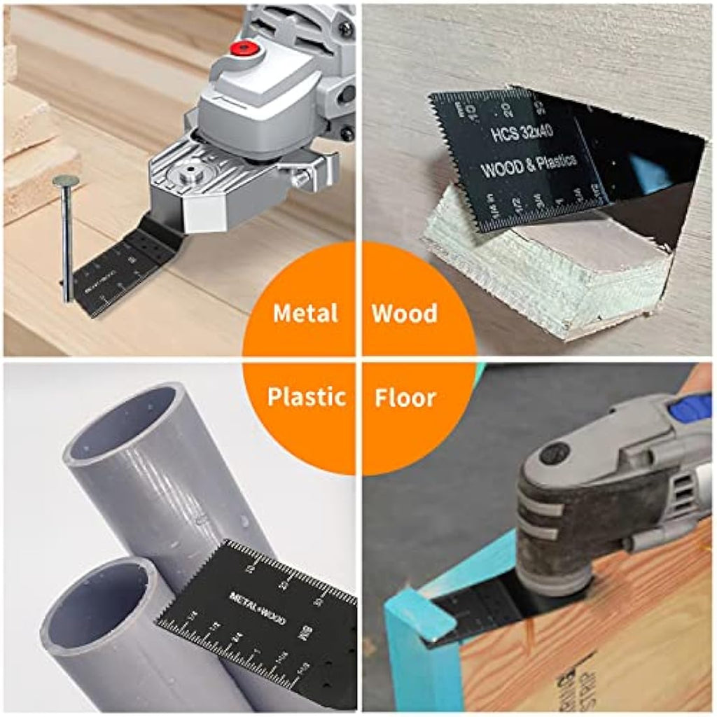 Meff-Mluk 100-Piece Oscillating Tool Blades for Wood and Plastic
