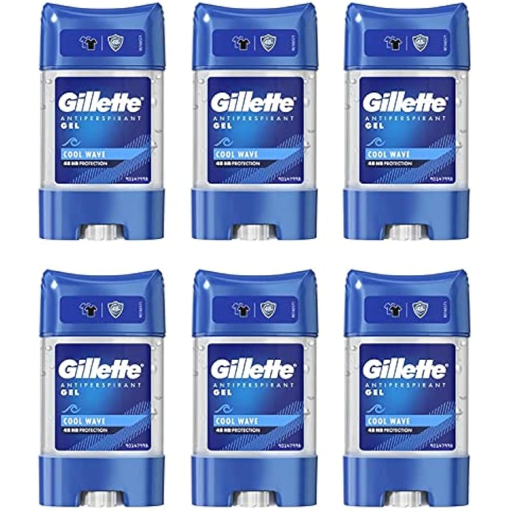 Gillette Cool Wave Clear Gel Antiperspirant Deodorant for Men – 70ml