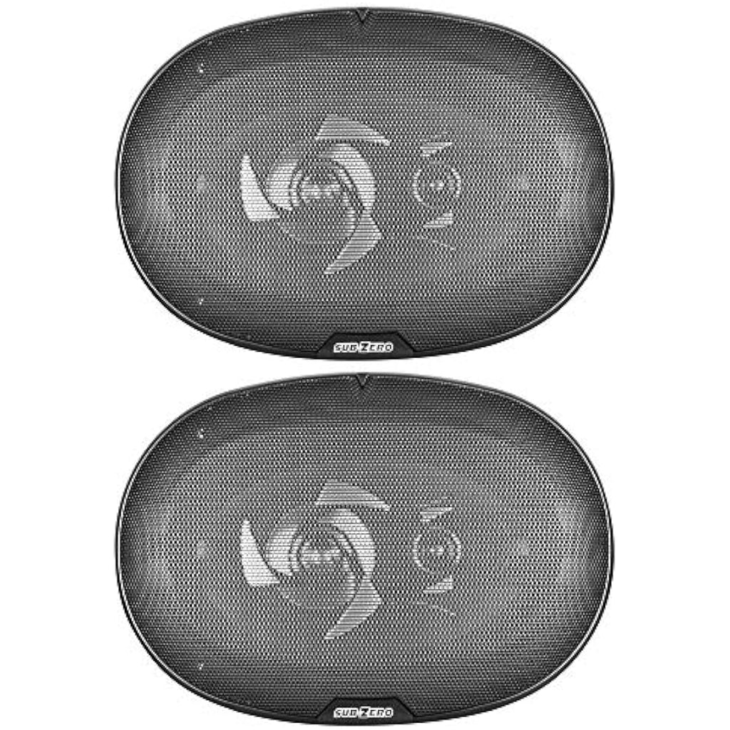 Sakura Sub-Zero 6x9 Inch Triaxial Car Speakers - 450W Polypropylene
