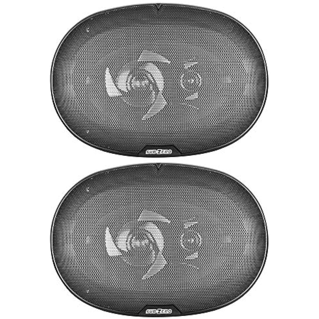 Sakura Sub-Zero 6x9 Inch Triaxial Car Speakers - 450W Polypropylene