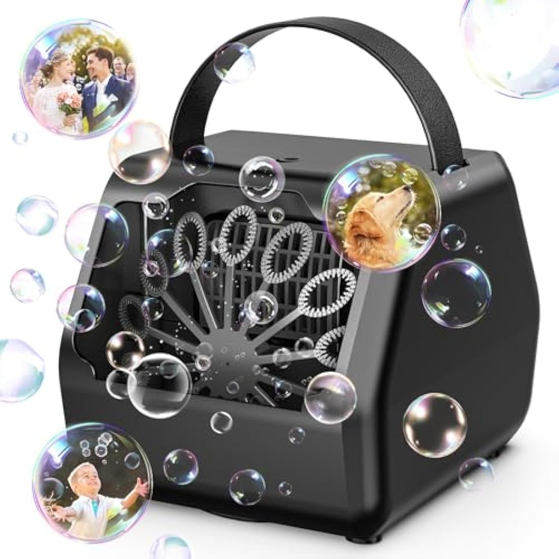 Jolof Store Portable Electric Bubble Machine | 16000+ BPM | USB Powered