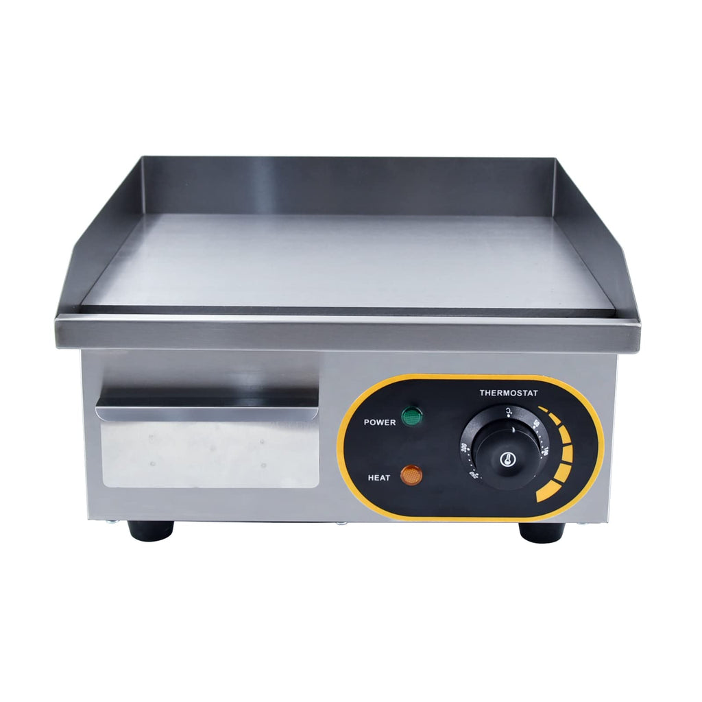 Jolof Store Commercial Electric Griddle – 1500W Stainless Steel Flat Top