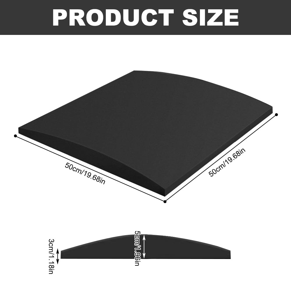 XPJBKC Sofa Cushion Support, 2 Pack 50 x 50cm Sofa Saver Furniture Seat Support Foam, High-Density Curve Sponge sofa support Pad - image 3