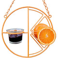Heath Outdoor Products Clementine Oriole Feeder – Orange Steel