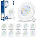 HiBay 10-Pack 5W Ultra Slim LED Downlights IP44 Warm White Recessed Lights