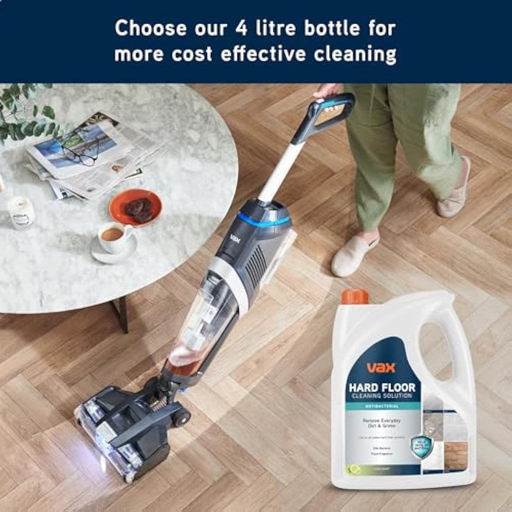 Vax Antibacterial Hard Floor Cleaning Solution - Citrus Burst, 4L