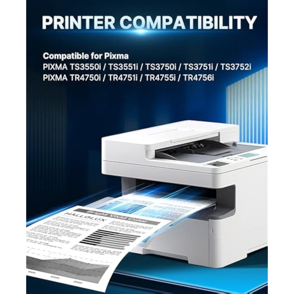 HALLOLUX PG-575XL CL-576XL Ink Cartridges for Canon PIXMA TS3550i