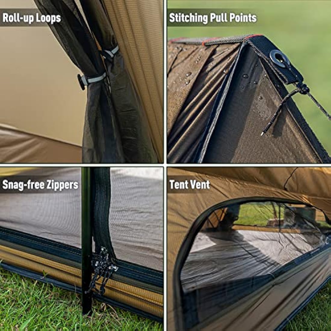 POMOLY STOVEHUT 70 3.0 Hot Tent – 1-2 Person Waterproof Bushcraft Shelter