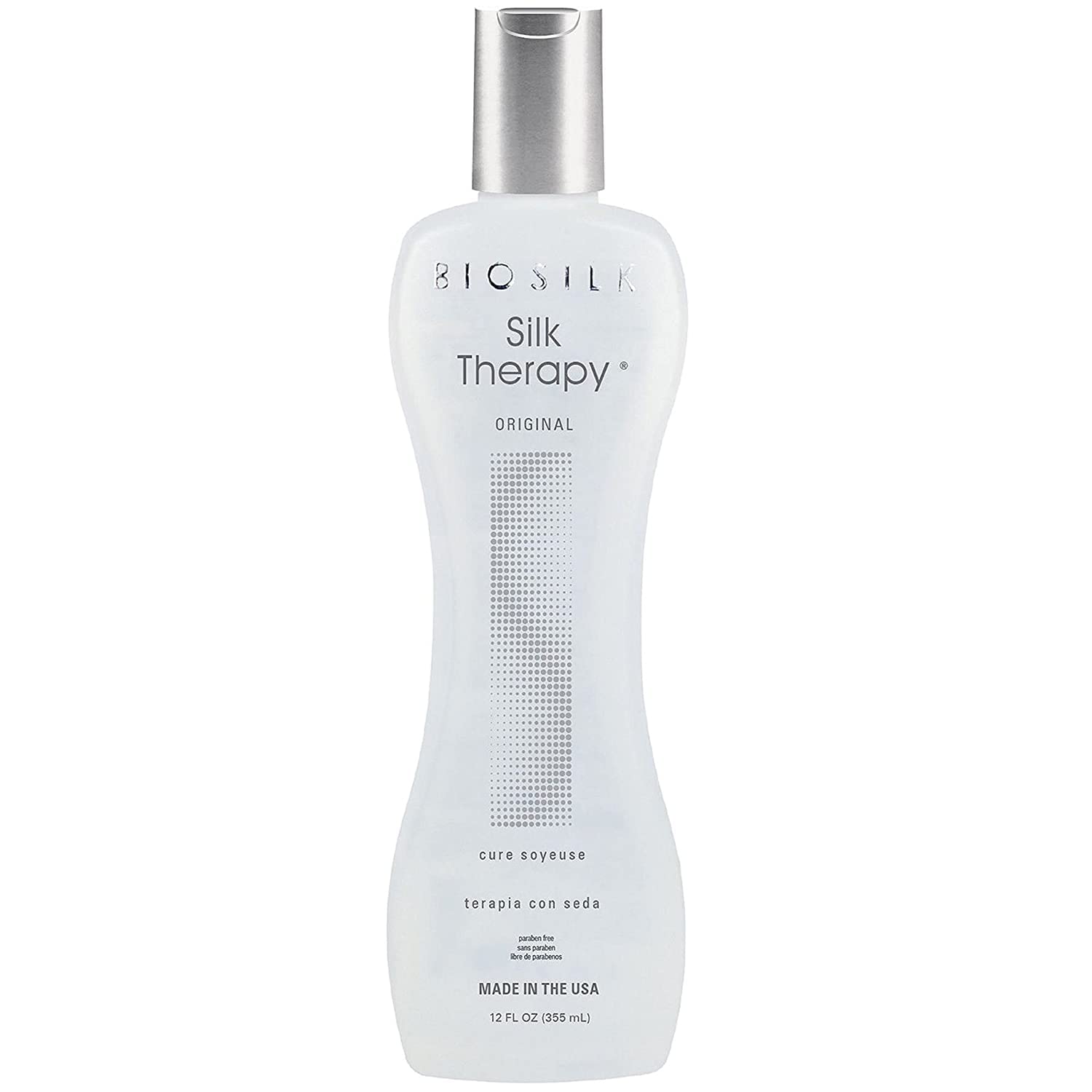 BioSilk Silk Therapy Leave-In Treatment - Hair Repair & UV Protection 12oz