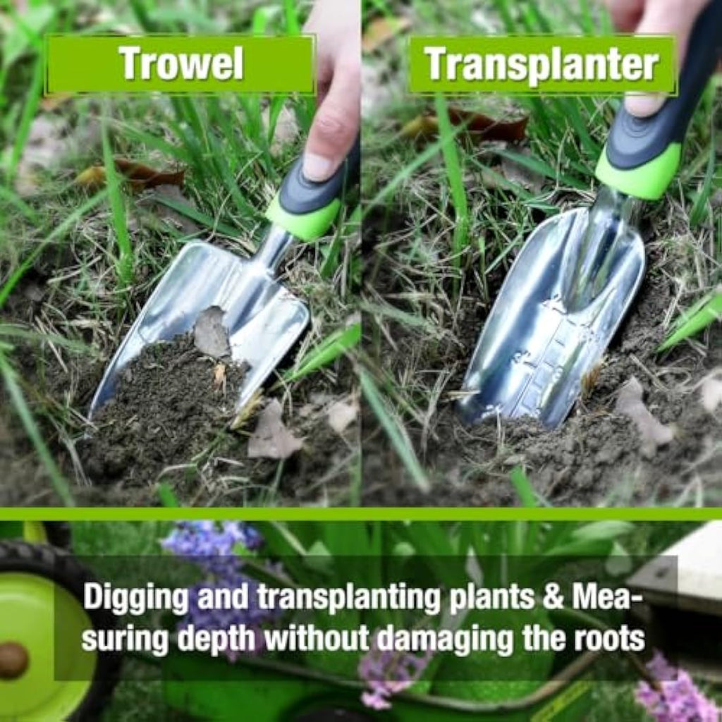 WORKPRO 5-Piece Garden Tool Set | Cast Aluminum Ergonomic Hand Tools