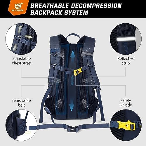 SKYSPER 30L Hiking Backpack – Lightweight Travel Rucksack for Men Women