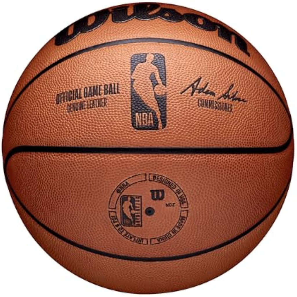 Wilson NBA Official Game Ball | Indoor Genuine Leather Basketball - Size 7