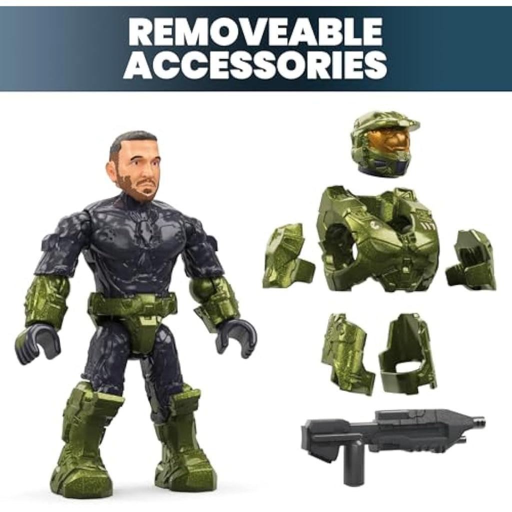 MEGA Halo The Series FLEETCOM Warthog Building Set with 5 Figures