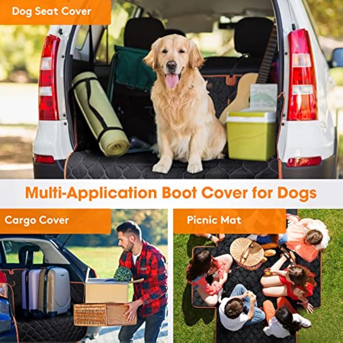 Jolof Store Dog Car Boot Protector – Waterproof Nonslip SUV Cargo Liner