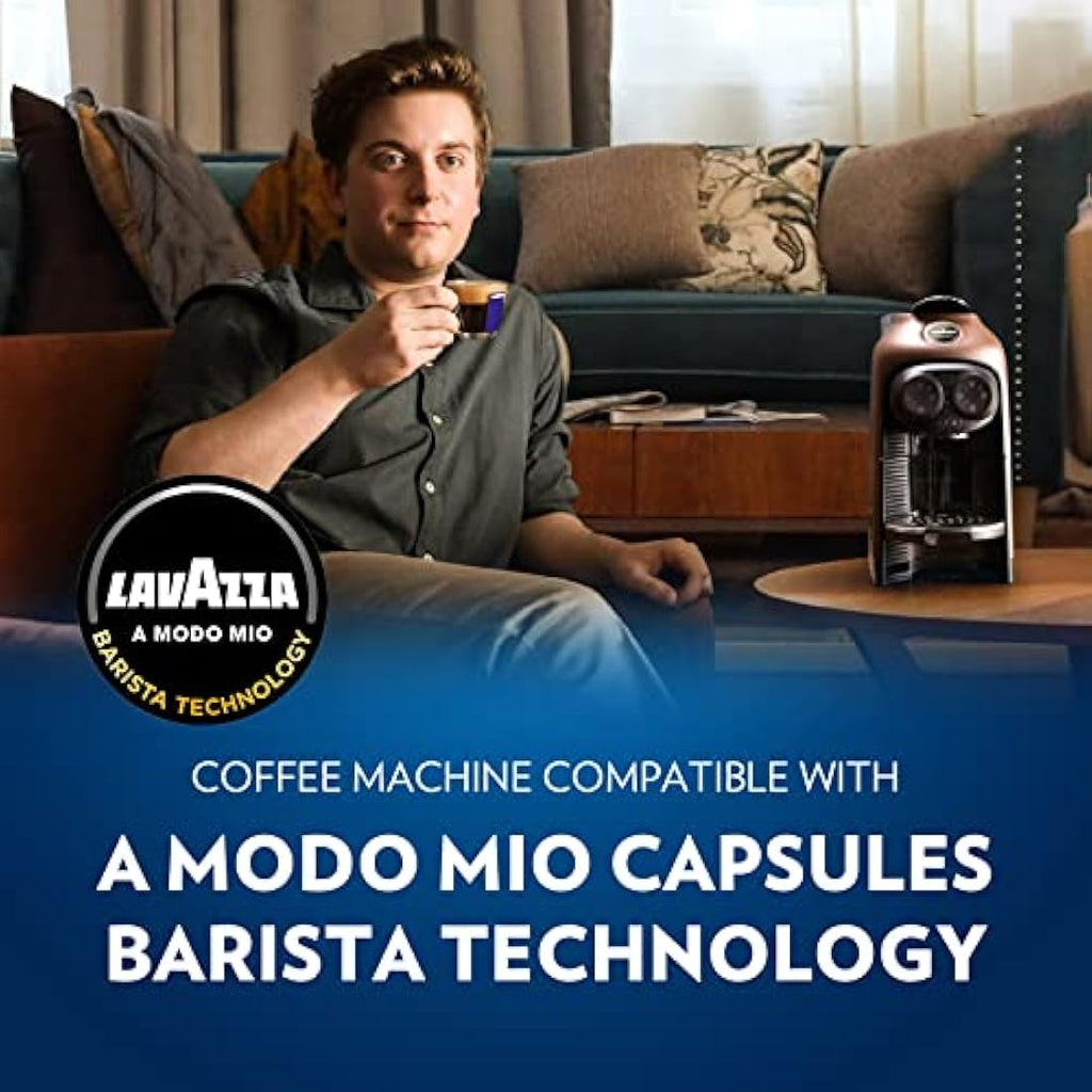 Lavazza A Modo Mio Deséa Coffee Machine | One-Touch Espresso Maker, Cream