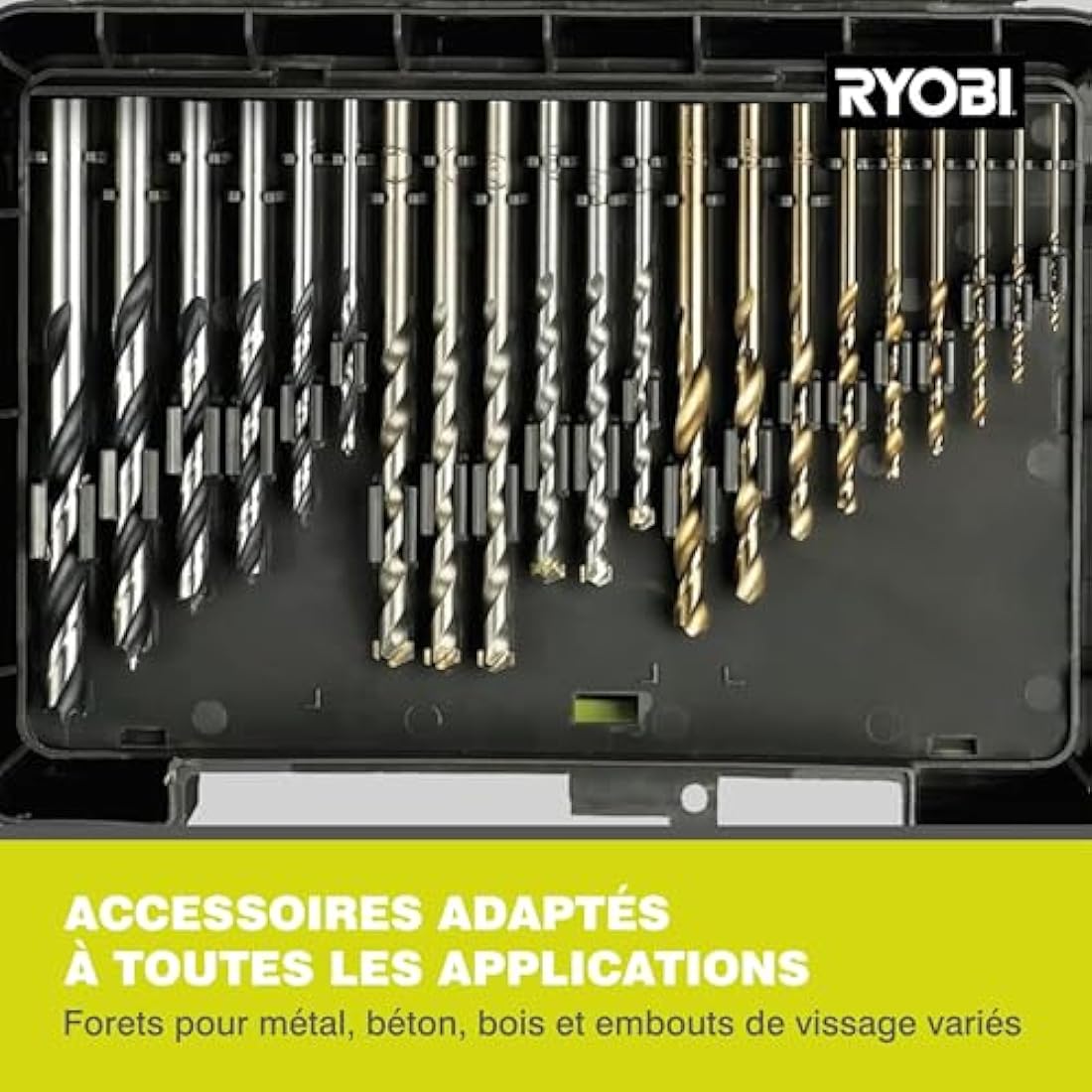 Ryobi RAK60DDF 60-Piece Drill and Screwdriver Bit Accessory Set