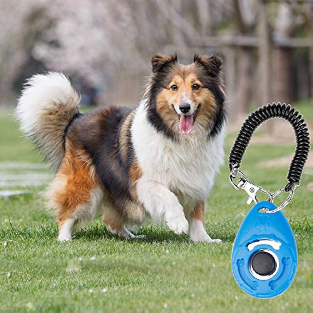 Dog Training Clickers with Wrist Strap - 4-Pack Set