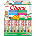 Inaba Churu Cat Treats – Tuna Seafood Variety Box – 40 Pack Grain-Free